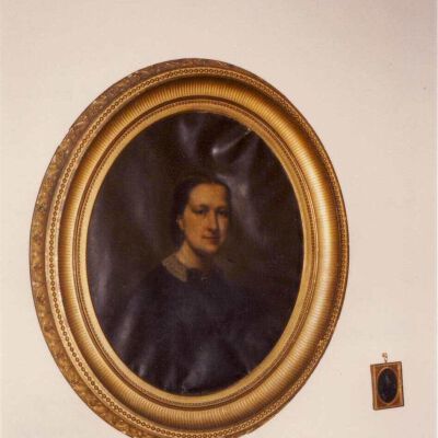 Painting of Frances McDonald Bates