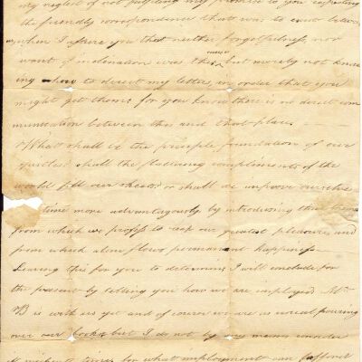 Letter to Maria Rogers from Charlotte Belden, March 24, 1818