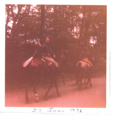Rochambeau Guide on horseback