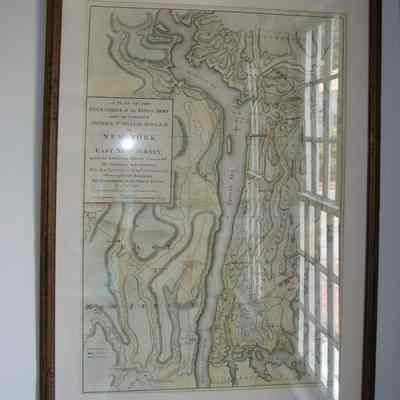 Framed map