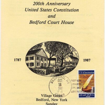 Commemorative stamped booklet, 200th Anniversary of the Court House