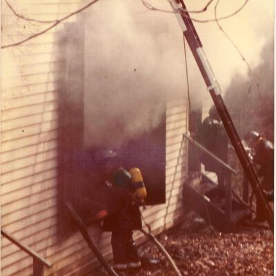 Fire at Historical Hall, 1976