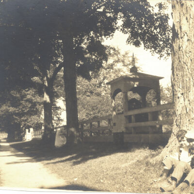 Well in front of Benjamin Hayes Tavern, Pound Ridge Road, c. 1785