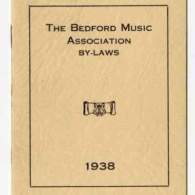 Bedford Music Association By-Laws