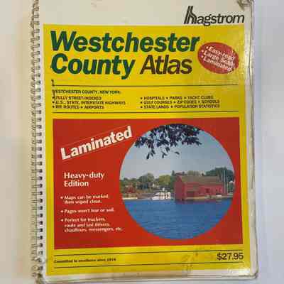 Hagstrom's Atlas of Westchester County, 1992