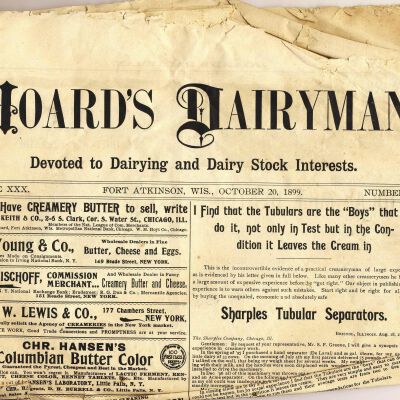 "Hoard's Dairyman" Newspaper, 1899