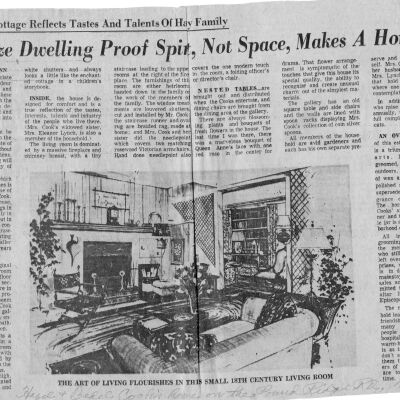Doll Size Dwelling Proof, Spirit, Not Square, Makes a A Home