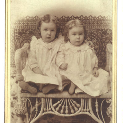 Sarah and Lydia Miller as Infants
