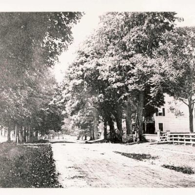 Pound Ridge Road looking toward the "Green"