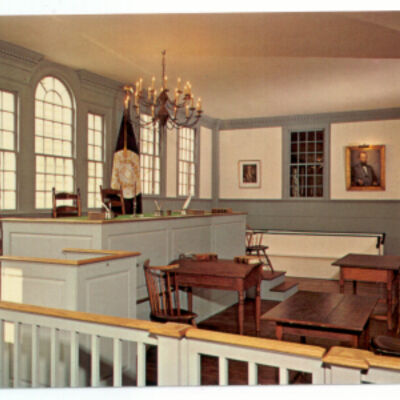 Court House, 1787, Interior