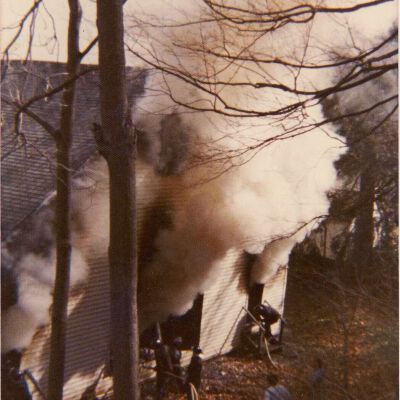 Fire at Historical Hall, 1976