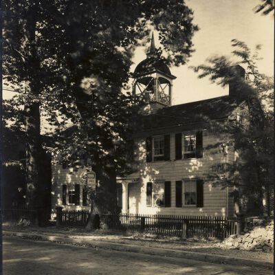 Bedford Academy, built in 1807, classes began in 1809, now the Bedford Free Library