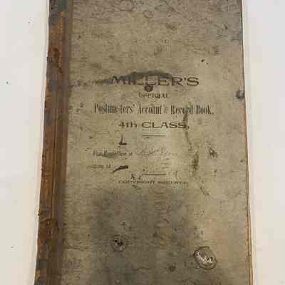 Postmaster's Account and Record Book