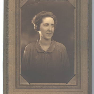 Ethel H. Miller, Principal of Darien School, from Dover Plains