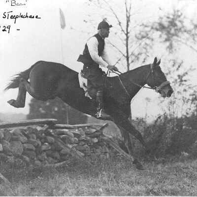 Mr. Gustavus Kirby on his horse Beau