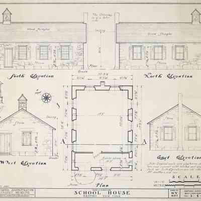 School House HABS drawings 1936