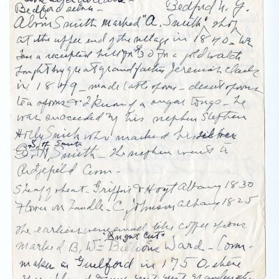 Genealogy notes