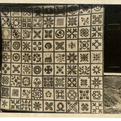 Friendship Quilt made for the Rev. and Mrs. Peter Heroy Jan. 12, 1859.