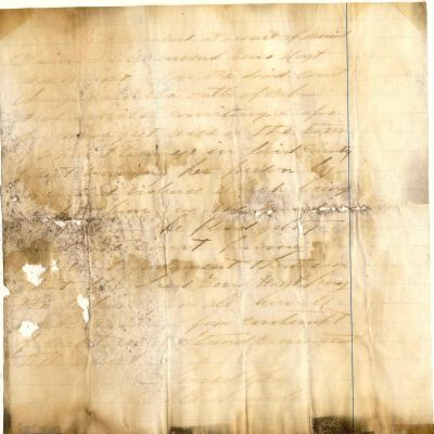 Record of a case held at the court, found underneath the building