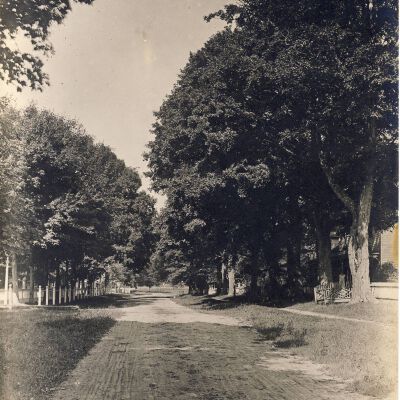 Pound Ridge Road from Bedford Village