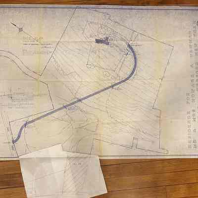 Residence Plan for Mr. & Mrs. Howard A. Newman- Hook Rd.