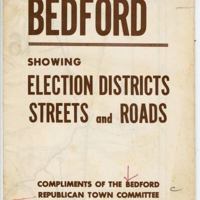 Map of Town of Bedford, 1971