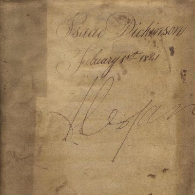 Isaac Dickinson's Cyphering Book