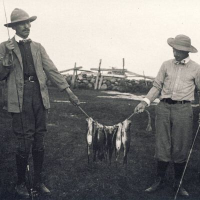 Fishing the Resevoirs, circa 1900