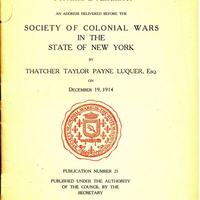 Notes on Colonial Boundaries