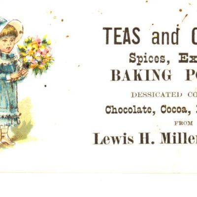 Katonah Teas and Coffees Trade Card