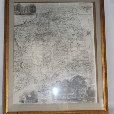 Map of the Towns of Bedford and Newcastle Westchester County N.Y. From Actual Surveys Published by Clark and Wagner; 38 Franklin Place; Philadelphia,1862