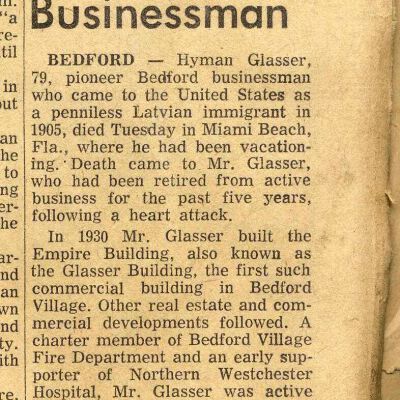Obituary for Hyman Glasser