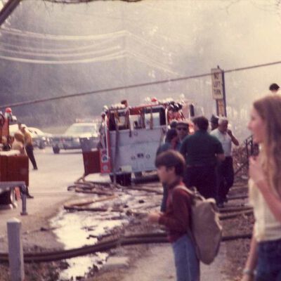 Fire at Historical Hall, 1976