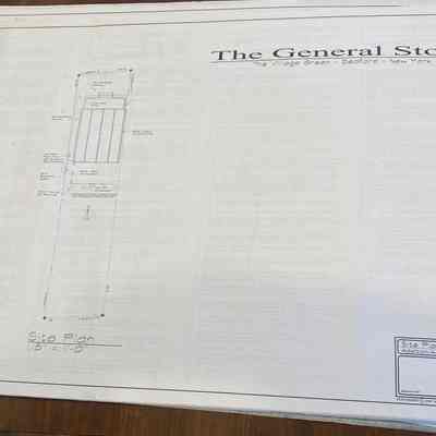 General Store Site Plan, 2007