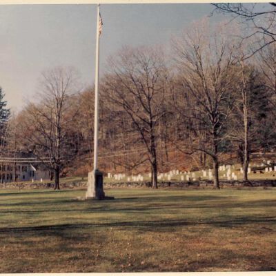 Flagpole on Village Green