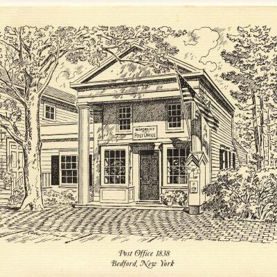 Invitation to a reception and inspection of the Bedford Post Office