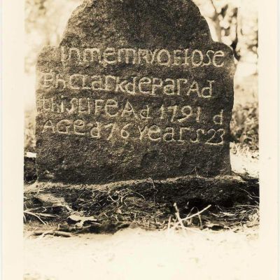 Tombstone of Joseph Clark