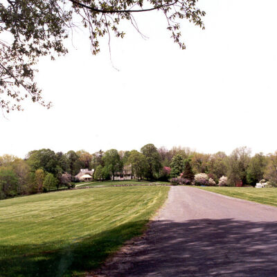 John Jay Homestead, Katonah: view from driveway entrance