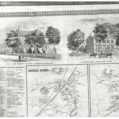Clark & Wagner map of 1862 - 5 of 8