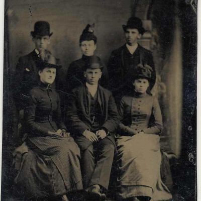 Unknown group of young people