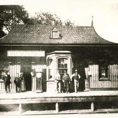 Original Station of N.Y. & Harlem Railroad