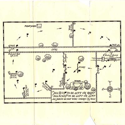 Ensign Sweepstake Steeplechases map, circa 1927