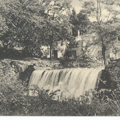 Matthew's Mill Dam, Bedford Center, 1908