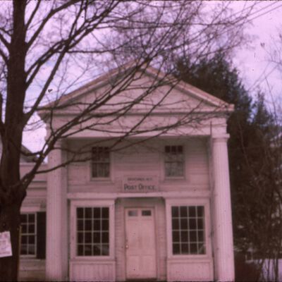 The Bedford Post Office in winter