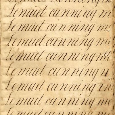 Hiram Barrett's Writing Book