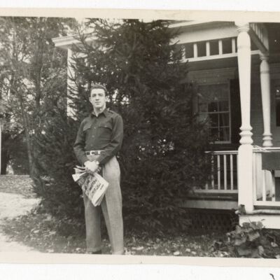 Albert Glasser in uniform