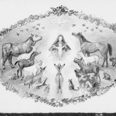 Christmas Card from Mr. and Mrs. Thomas Mercer Waller