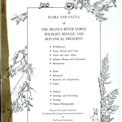 Flora and Fauna of the Mianus River Gorge Wildlife Refuge and Botanical Preserve, 1973