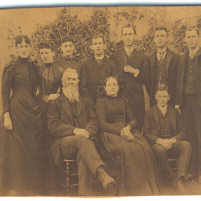 Williams family portrait, from Bedford NY