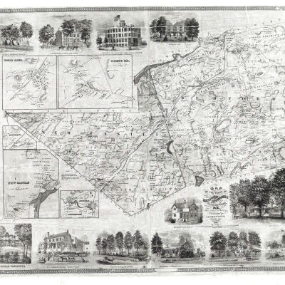 Clark & Wagner map of 1862 - 3 of 8